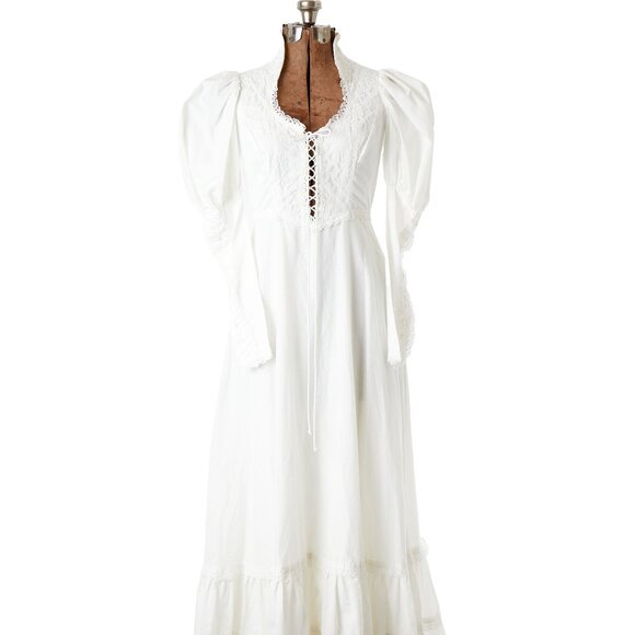1970's Gunne Sax Prairie Dress - Picture 1 of 7